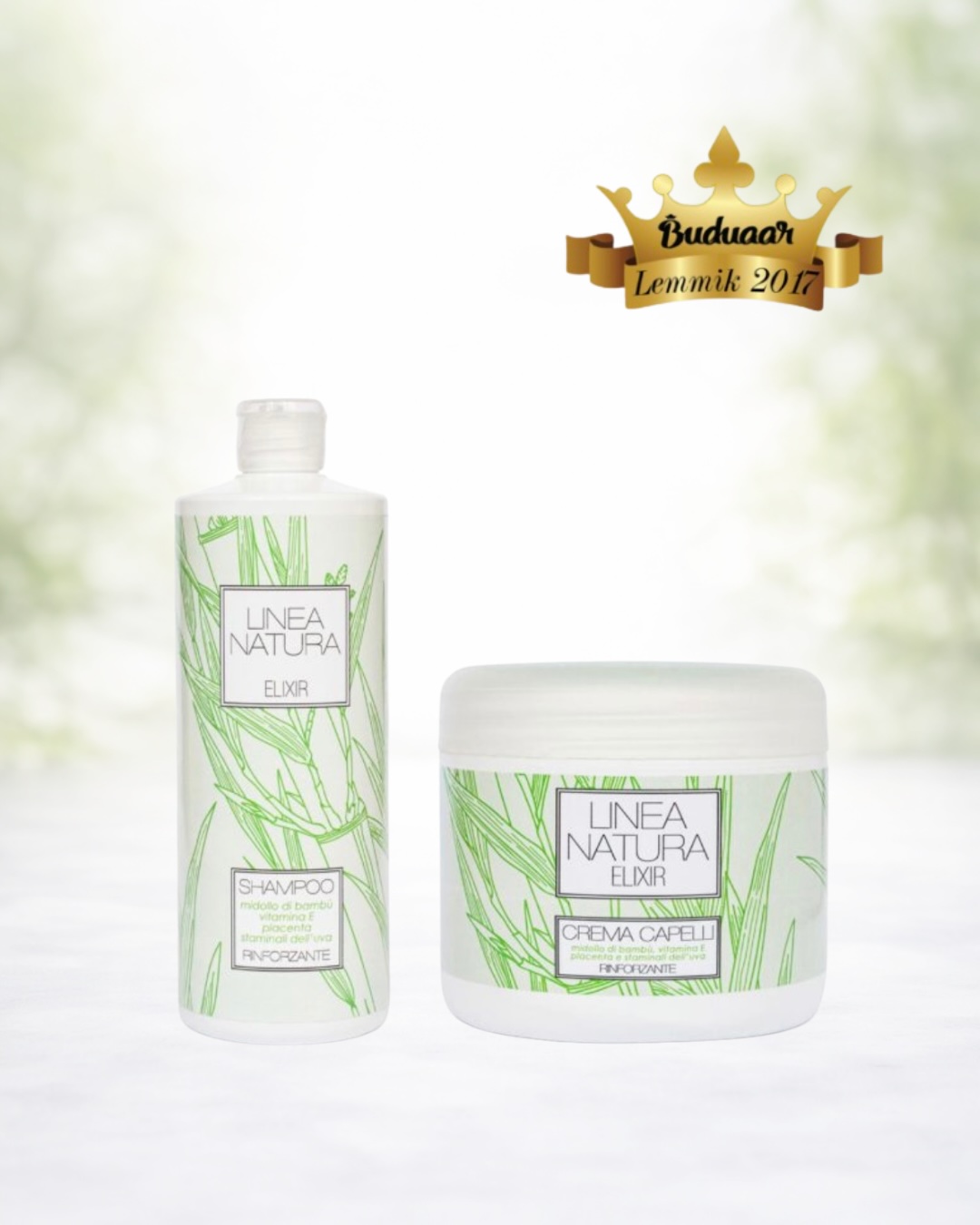 Bambuseekstraktiga väike komplekt