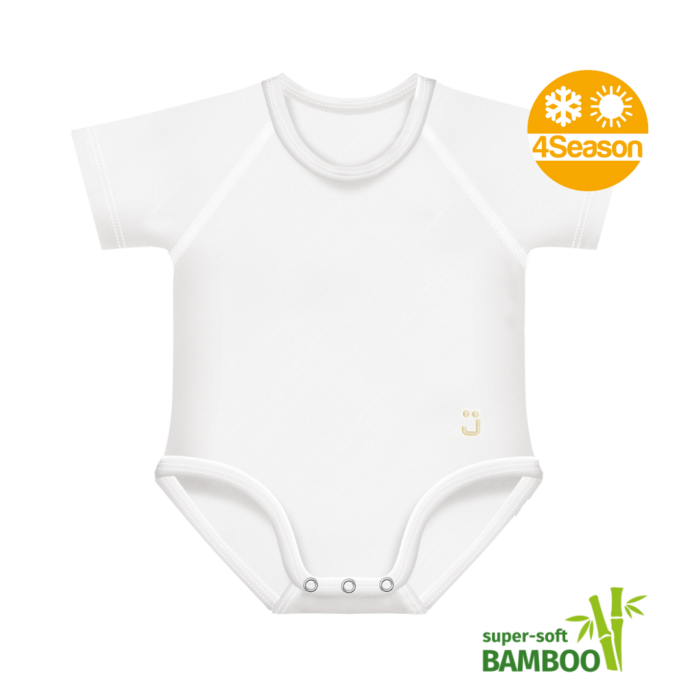 J BIMBI® Bambubody 0–36 kk VALKOINEN