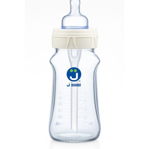 J BIMBI klaasist lutipudel  260ml - Koolikud? Enam mitte.