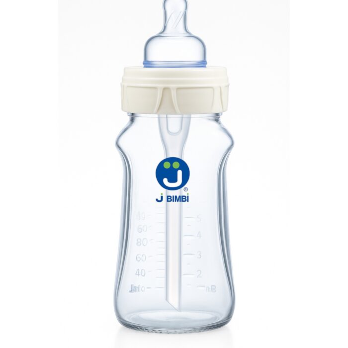 J BIMBI klaasist lutipudel  260ml - Koolikud? Enam mitte.
